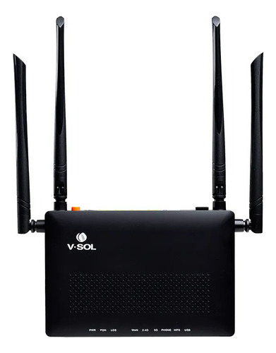 5x Ont Vsol Hg3221d Ac1200 Dualband Xpon Cor Preto