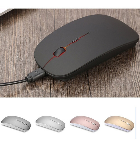 Imagem 5 de 5 de Mouse Gamer Sem Fio Recarregável Led Rgb 1600 Dpi
