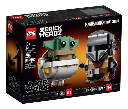  Lego Brickheadz Star Wars El Mandaloriano Y El Niño 295pz