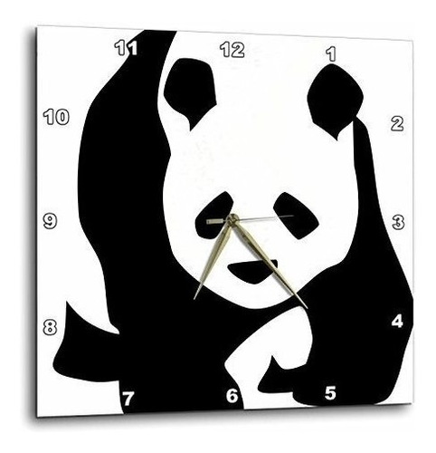 3drose Dpp_51358_1 Animales De Oso Panda Lindo Reloj De Pare