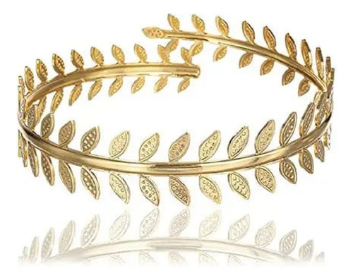 Pulsera Brazalete Delicado Bodychain Laurel Dorado