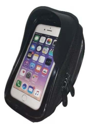 Estuche Bolso Porta Celular Bicicletas Lgl Color Negro