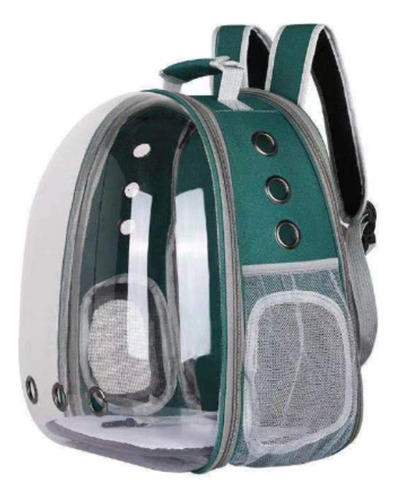 Mochila De Viaje Para Perros Y Gatos, Verde
