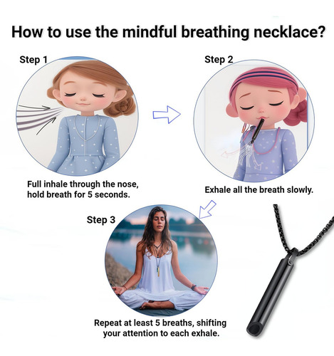 Collar De Respiración, Artículo Para Aliviar La Ansiedad