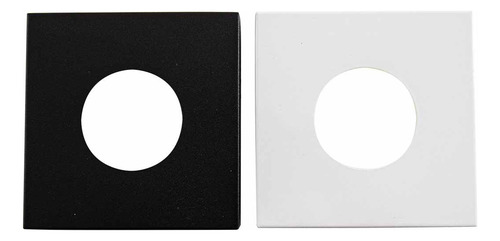 Spot Semi Embutido Quadrado P/ Mr16 Gu10 Starlumen St3148 Estrutura Preto 127/220v