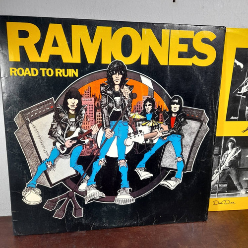 Imagem 1 de 8 de Vinil Lp Ramones Road Tô Ruin Com Encarte Ótimo Estado