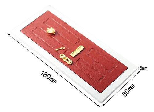 Accesorios De Escena De Bricolaje Para Puerta En Miniatura