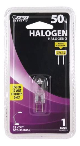 Feit Electric BPQ50t4 - Bomba Halógena T4 Jc 50 W Base