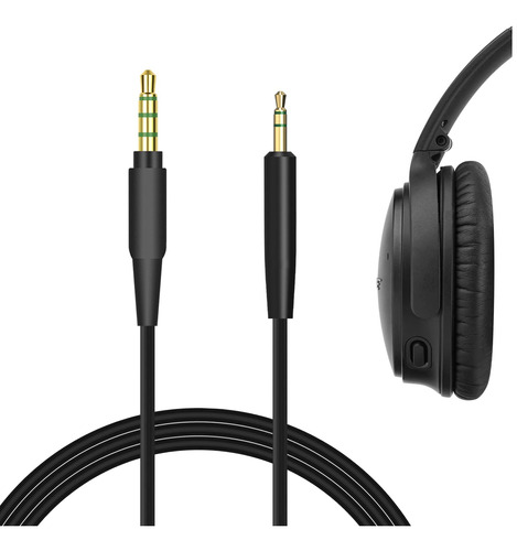 Geekria Quickfit Cable Audio Microfono Para Bose Qc45 Qc35 6