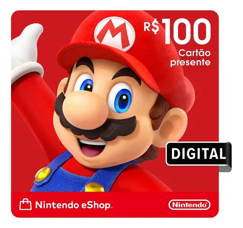 Nintendo Gift Card Eshop R 100 Digital