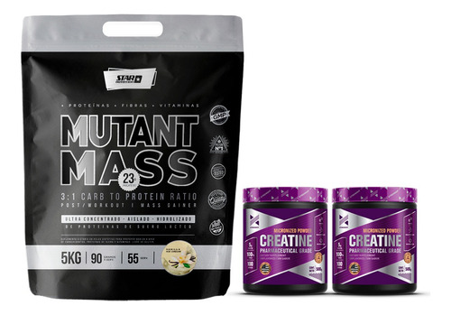 Mutant Mass 5 Kg + Creatina X 1kg-star Nutrition