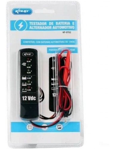 Imagem 4 de 4 de Verificador De Bateria E Alternador 12vdc Automotivo