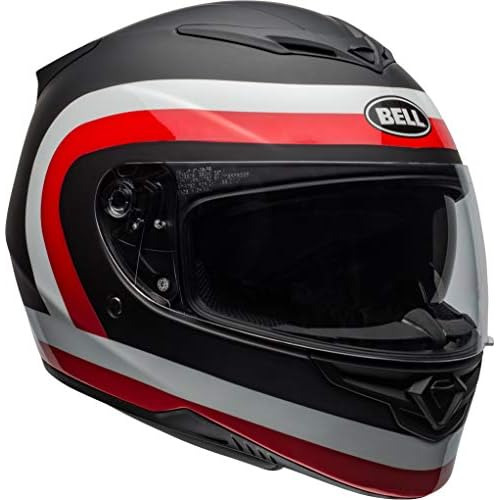 Casco Rs2 (mate/gloss Negro/blanco/rojo, Pequeño)