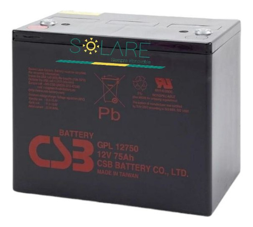 Bateria Sellada Csb 12v-80 Ah 