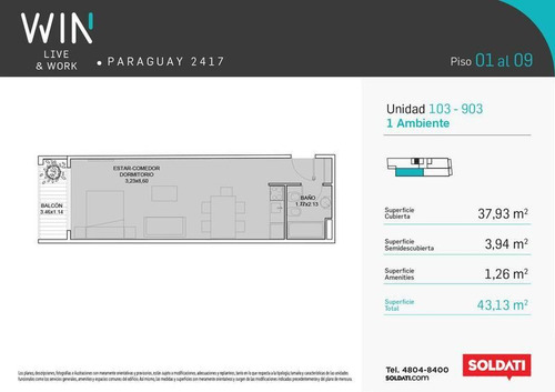 Imagen 14 de 14 de Departamento - Win Live And Work - Barrio Norte