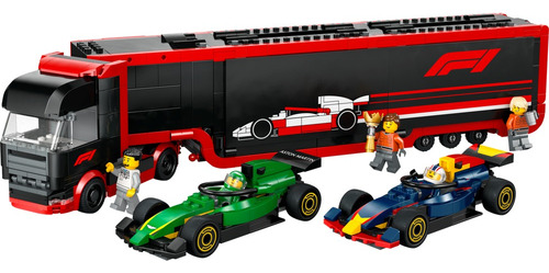 Lego City 60445 Camion De F1 Con Coches De F1 Rb20 Y Amr24