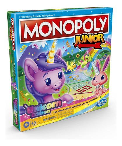 Juego De Mesa Monopoly Junior: Unicorn