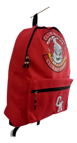 Mochila Club Misterio Fede Vigevani Payasos Deep Web Rojo Fantasma