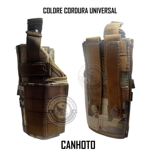 Coldre Modular Em Cordura Universal Tactical Dacs -canhoto