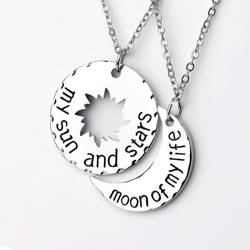 E Game Of Thrones - Colar Casal Estrelas Namorados Namoradas