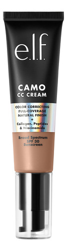 Base Correctora De Color Cc Cream E.l.f. Camo Tan 415c 30