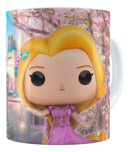 Taza De Cerámica Funko Princesas Disney Premium En Caja 