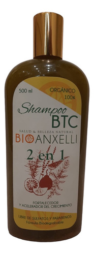 Shampoo Natural Anticaida Fortalecedor Btc Bioanxelli