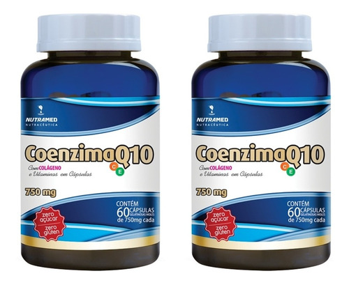 Coenzima Q10 Nutramed 750mg (120 Cáps) Envío Gratis! 