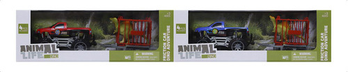 Animal Life Vehiculo A Friccion Y Dinosaurio