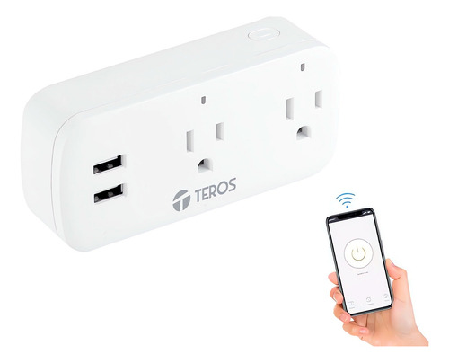 Enchufe Tomacorriente Inteligente Smart 15a Teros Wifi Alexa