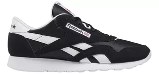 Tênis Reebok Classic Nylon Masculino - Preto E Branco