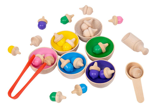 Bolas Para Niños En Tazas Juguete Montessori Clasificación