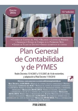 Libro Plan General De Contabilidad Y De Pymes De Ediciones P