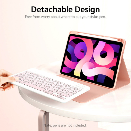 Funda De Teclado Desmontable Y Ratón For 10.2/air/pro,