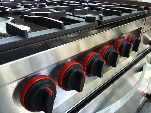 Imagen 4 de 6 de Cocina Industrial Multiple 4 Hornallas Horno Pizzero Plancha Hamburguesera Y Freidora