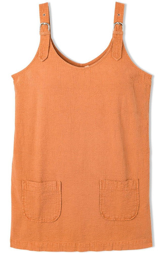 Vestido Femenino Teach That Terracota Rvca