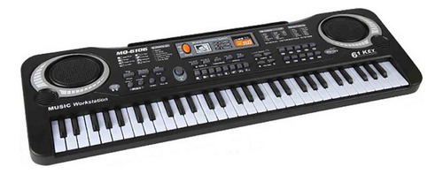 Micrófono Musical Usb De 61 Teclas, Piano Electrónico, Portá