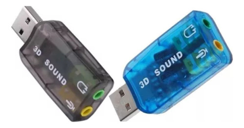 Tarjeta De Sonido Externa Usb · Audio 5.1 Virtual / 3d Sound