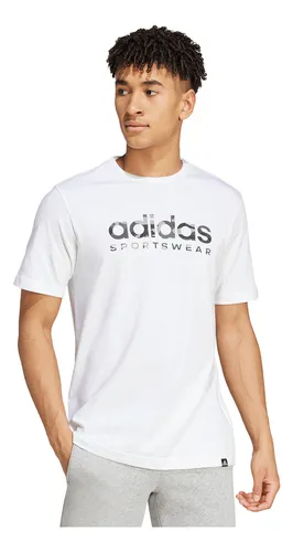 Polera adidas Camo Linear Estampada Iw2674