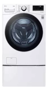 LG Lavadora Automática 22kg Con Pedestal Carga Frontal