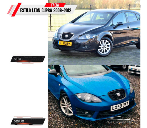 Imagen 5 de 10 de Facia Defensa Delantera Seat Leon Tipo Cupra 2006 - 2013 Dep