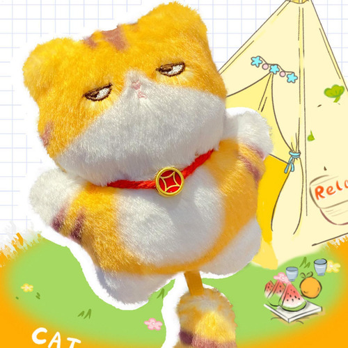 Charm Para Bolso De Peluche Gato De Peluche Lindo Colgante D
