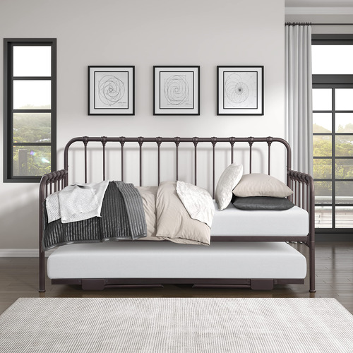 Lexicon Hendrix - Sofa Cama De Metal Con Nido, Individual/in