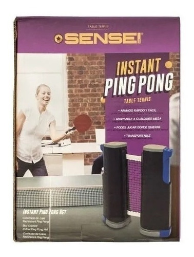 Red Instant Ping Pong Adaptación Cualquier Mesa Universal
