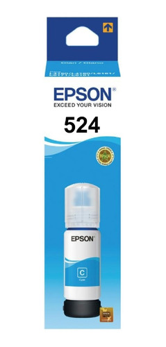 Botella Epson  T524 T524220 Cyan Ecotank L15150 L15160 