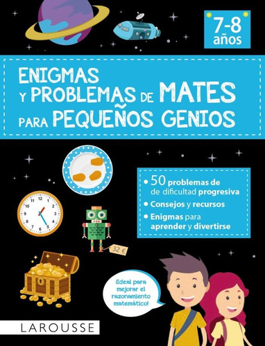 Libro Enigmas Y Problemas De Mates Para Pequeã¿os Genios ...