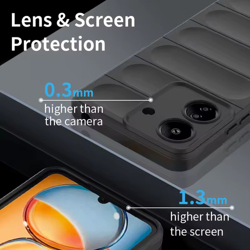 Funda Puffer Inside Protec Camara Para Samsung A36 5g Negro Puffer Inside