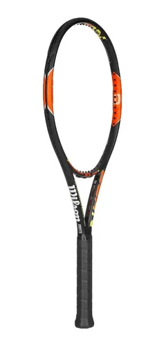 Raqueta Tenis Wilson Burn 95 309 G Fibra Carbono Tennis Color Negro/naranja/amarillo Tamaño Del Grip 2 (4 1/4)
