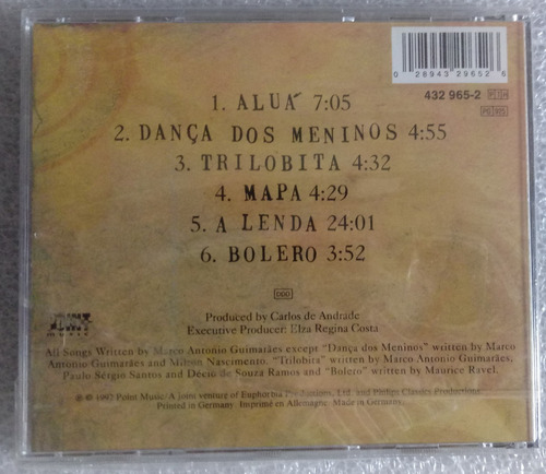 Cd Uakti Mapa Folk Instrumental Fusion Importado Lacrado 92 (Usado)