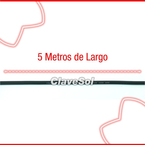 Cable De 5 Metros Para Instrumentos Sin Conectores